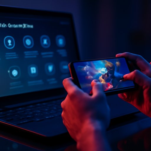 x6 account safety steps on laptop